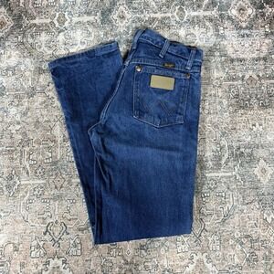 Wrangler 13MWZ Cowboy Cut Men's Jeans 29x32 Blue Denim Regular Fit